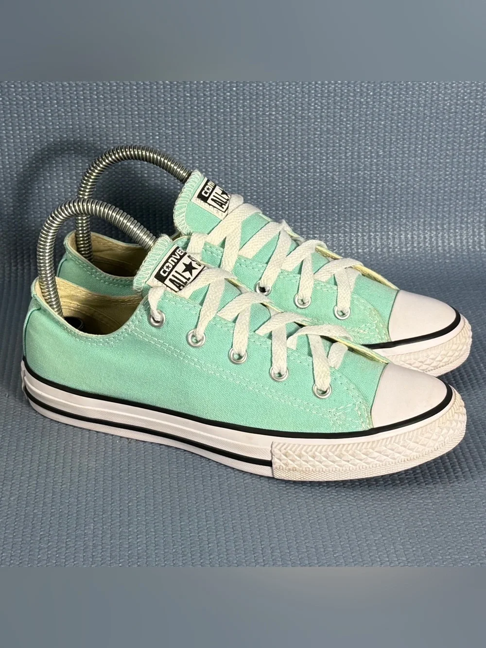 Converse Chuck Taylor All Star Turquoise Low Sneakers Big Kid Size 3